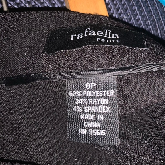 Rafaella Petite Black Dress formal Pants size 8P - Picture 5 of 5